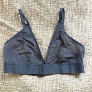 Negative underwear bralette size 3, blue